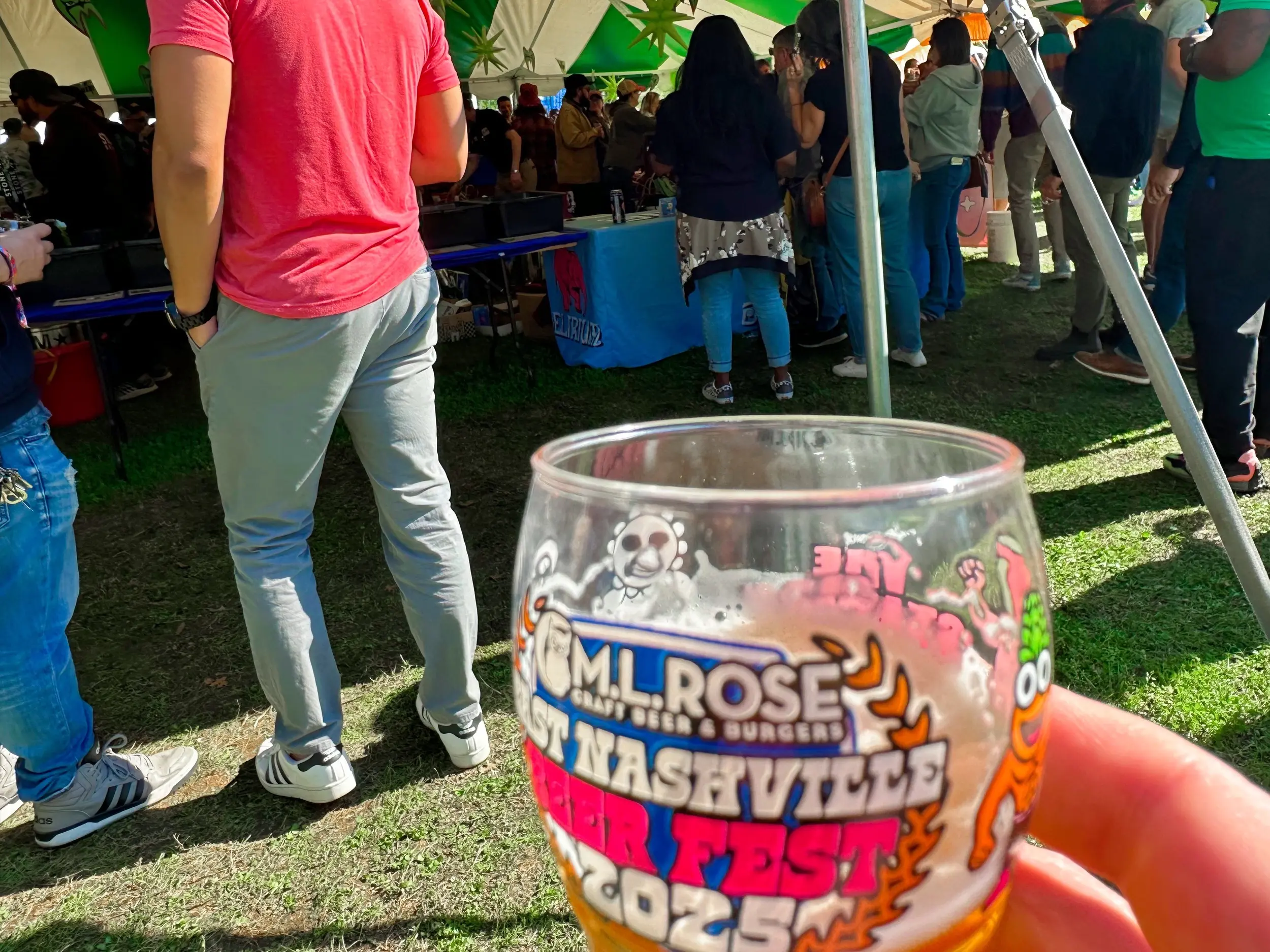 Photo of a cup and beer tent