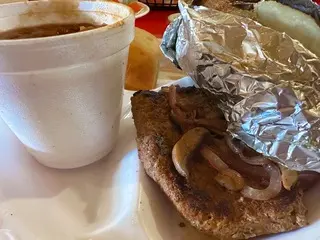 Photo of a hamburger steak