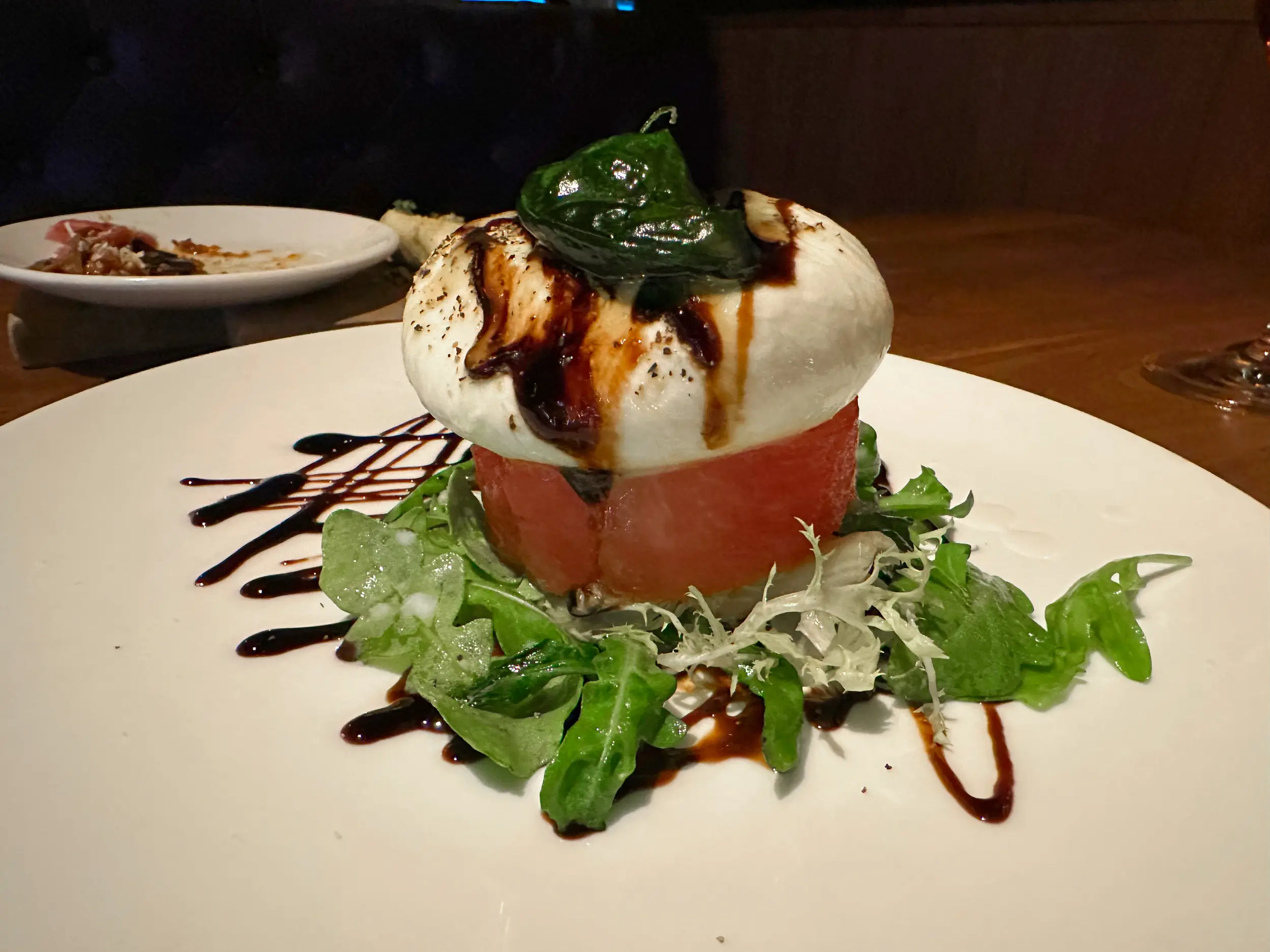 Photo of burrata and watermelon